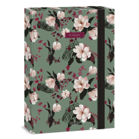 �kolsk� box A4 Flowery Green