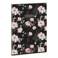 Zo�it A4 40 listov� Flowery Black AU