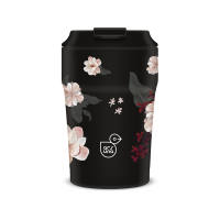Termohrn�ek 350ml Flowery black AU